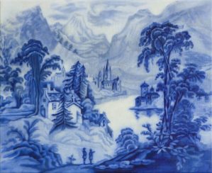Landscape Geneva 2016 2017 Oil on linen 39 x 48 cm