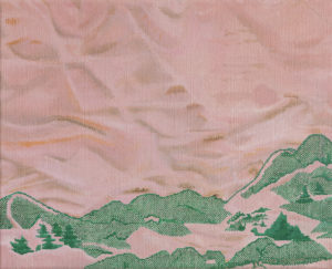 The Gatineau Hills 2019 Oil on jute 40 x 50 cm