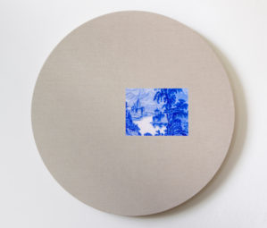 Linda mccue Landscape Geneva Circle 2015 Öl auf Leinen 90 cm
