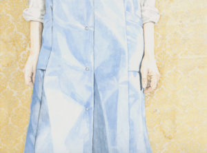 Linda mccue the yellow wallpaper d 2010 pencil watercolour on paper 31 x 41 cm